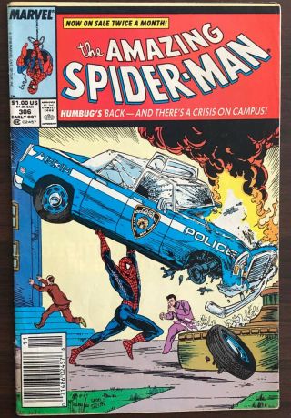 Spider - Man 306 Newsstand (todd Mcfarlane Cover Homage)