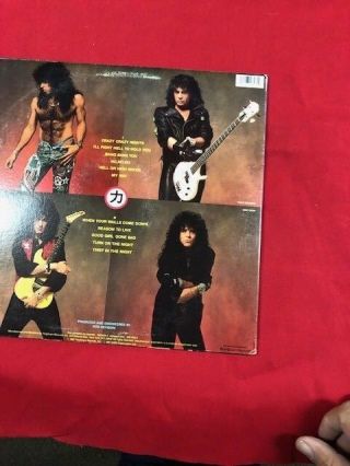 Kiss Crazy Nights LP ALL TAKE A LOOK AT THIS ONE WOW HURRY 2