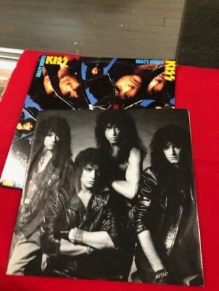 Kiss Crazy Nights LP ALL TAKE A LOOK AT THIS ONE WOW HURRY 3