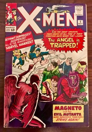 X - Men vol.  1 5 (1964) FN (6.  0) by Stan Lee & Jack Kirby 2