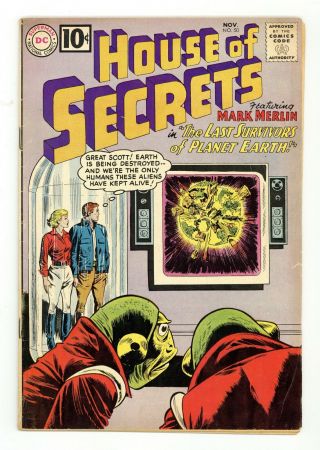 House Of Secrets (1st Series) 50 1961 Vg 4.  0