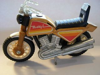Vintage Buddy L Generic 4 Inch Motorcycle In Very Good Shape Made In Japan