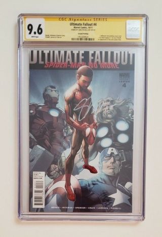 Ultimate Fallout 4 Cgc 9.  6 Signed By Pichilli 1st Miles Morales