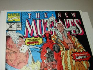 The Mutants 98 1st appearance of Deadpool Most Key NM Book Marvel Comics 2