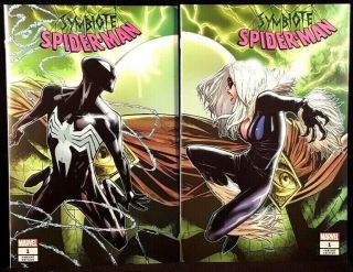 Symbiote Spider - Man 1 Ramos Variant Set Nm Mysterio Venom Black Cat Carnage