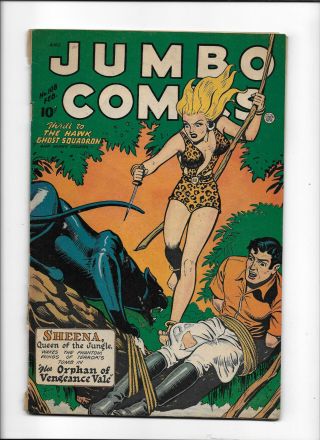 Jumbo Comics 108 [1948 Vg,  ] " The Hawk Ghost Squadron " 