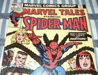 The Spider - Man 135 Reprint In Marvel Tales 112 From Feb.  1980 In Fine