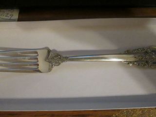 WALLACE GRAND BAROQUE DINNER FORK 7 1/2 INCHES Solid sterling 3