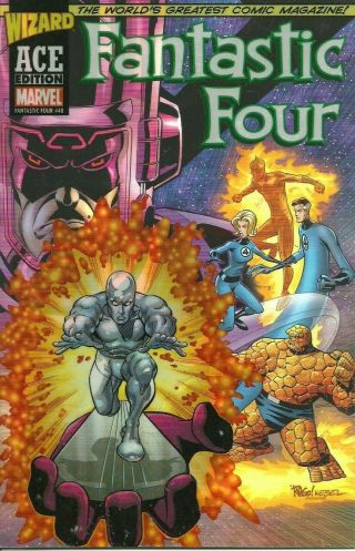 Wizard Ace Edition Fantastic Four 48 1st App Silver Surfer And Galactus Lee Nm