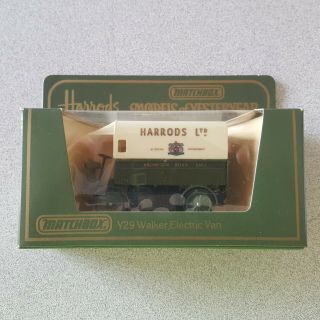 Matchbox: Harrods Models Of Yesteryear 1919 Y29 Walker Electric Van Die - Cast Car