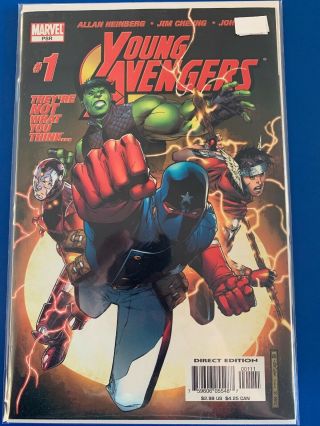 Young Avengers 1 (2005) 1st Appearance Kate Bishop Hulkling Wiccan Hot