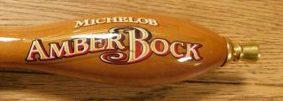 Vintage 4 Tap Handle Advertising Michelob Amber Bock. 2