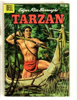 Tarzan 117 Fn Dell Silver Age Comic Book Edgar Rice Burroughs Jungle Jl16