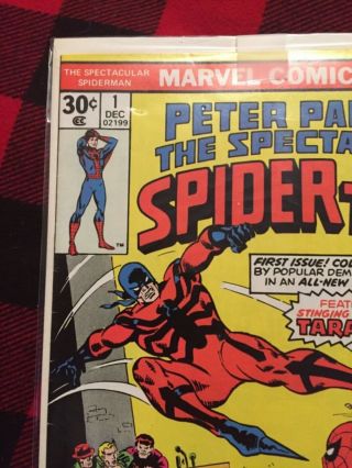 Peter Parker The Spectacular Spider - Man 1 Marvel Comics Silver Age 9.  0