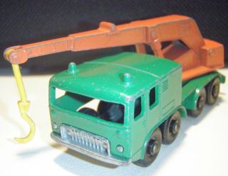 MATCHBOX SERIES NO 30 8 WHEEL CRANE VINTAGE MADE IN ENGLAND BY LESNEY 4