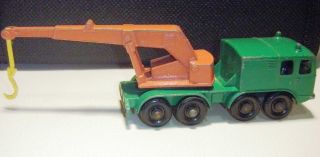 MATCHBOX SERIES NO 30 8 WHEEL CRANE VINTAGE MADE IN ENGLAND BY LESNEY 5