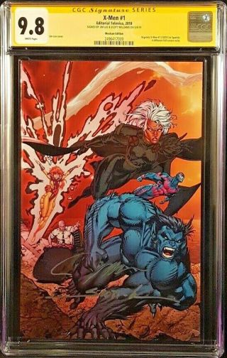 Marvel Comic X - Men 1 Cgc Ss 9.  8 Foil Variant Jim Lee,  Williams Jean Storm Beast