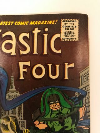 The Fantastic Four 65 Marvel Comics 1967 Jack Kirby VG,  1st Ronan The Accuser 3