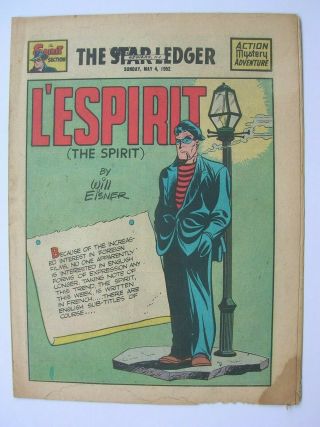 Spirit Section,  5/4/52,  See Costs For Multiple Wins In Description