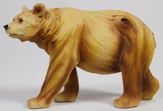 Bear Faux Wood Carving Figure Statue Figurine Wildlife Brown Black Grizzly Polar 2