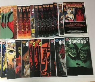 Chilling Adventures Of Sabrina Comic Book Set 1 - 6,  8 Variant Covers Archie Comics