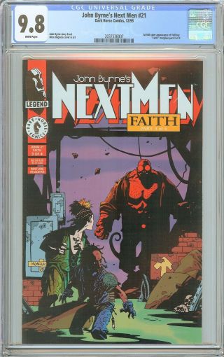 Next Men 21 Cgc 9.  8 White Pages 2037336007 1st Appearance Of Hellboy John Byrne