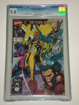 Uncanny X - Men 272 (1991 Marvel) Cgc Graded 9.  8 Jim Lee Artwork
