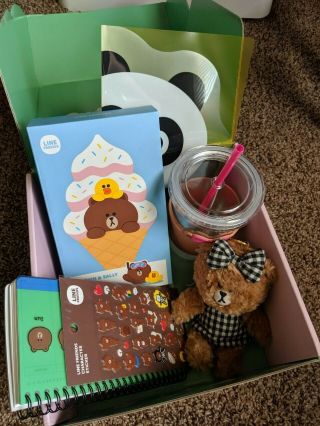 Box Of Line Friends Brown & Friends Items