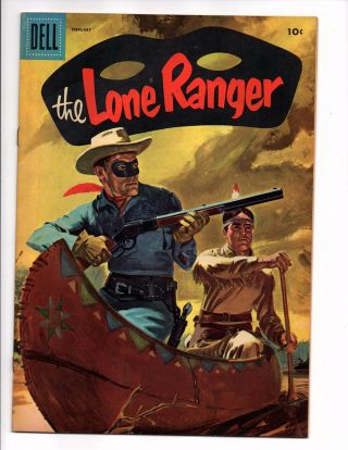 The Lone Ranger 92 (feb 1956,  Dell) - Fine -