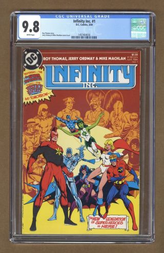 Infinity Inc.  (1st Series) 1 1984 Cgc 9.  8 1497464050