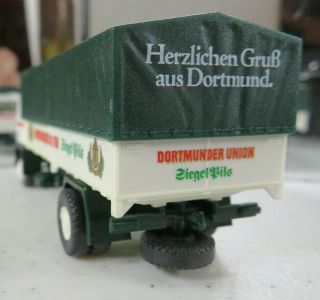1:87 HO scale GERMAN truck DORTMUNDER union ZIEGEL pils BIER truck GERMANY 4