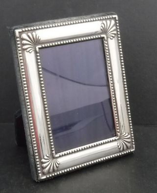 Antique Style Sterling Silver Photo Frame Hallmarked 1998 By Carr 
