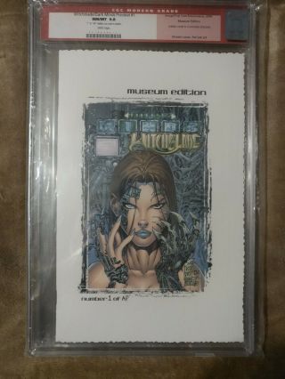 Witchblade 1 Of Artist Proof 1 Of Ap Jay Company Museum Edition Comic Cgc 9.  8