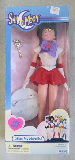 Mib 2000 Irwin Sailor Moon Sailor Mars Deluxe Adventure 11.  5 " Doll