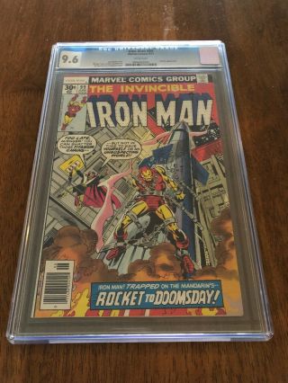 Iron Man 99 Cgc 9.  6 White Pages,  Sunfire Appearance