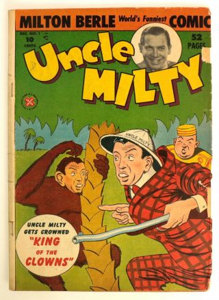 P724.  Uncle Milty 1 Victoria Comics 2.  5 Gd,  (1950) 10 Cent Cover,  Golden Age