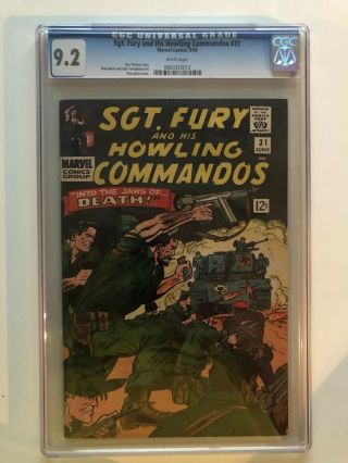 Sgt Fury 31 Cgc 9.  2 White Pages