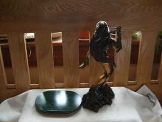 WITCHBLADE FAUX BRONZE STATUE (157 OF 250) (CLAYBURN MOORE/SIGNED) 5