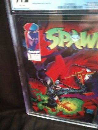 CGC 9.  2 (NM -) Spawn 1 - 1st App Spawn - Todd McFarlane - White Pages/New Case 4