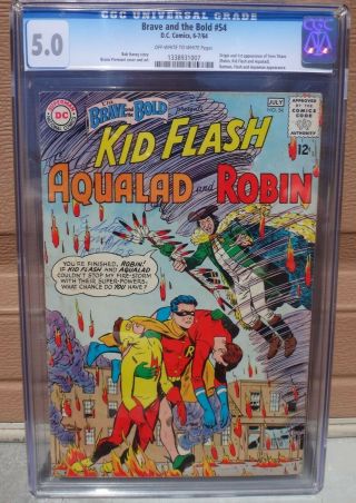 Brave & The Bold 54 Cgc 5.  0 1st Appearance Of Teen Titans Dc Universe Tv Show 1