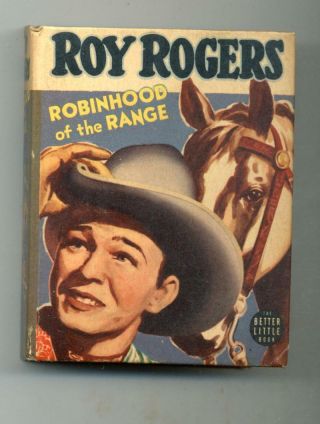 Roy Rogers Robinhood Of The Range Big Little Book 1942