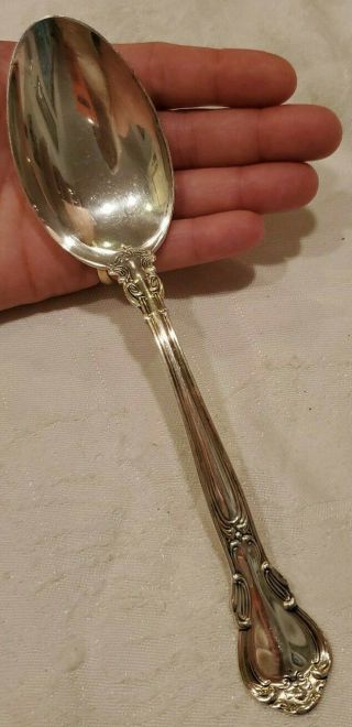 Chantilly By Gorham Sterling Silver Serving Spoon 8 1/2 " 63.  48g