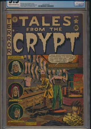 EC COMICS TALES FROM THE CRYPT 25 1951 CGC 5.  5 PRE - CODE HORROR GOLDEN AGE 2