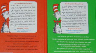 Dr Suess BIG GREEN & RED BEGINNER BOOKS - HC - 6 Stories in Each Book 2