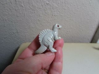Spinosaurus,  Miniature Stone Dinosaur Hand Carved Marble from Andes Rich Hued 4