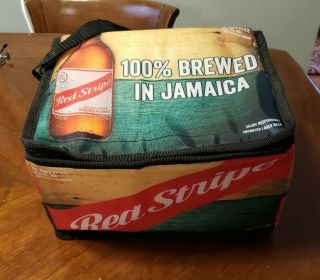 Jamaica Red Stripe Soft Sided Beer Cooler Insulated 2016