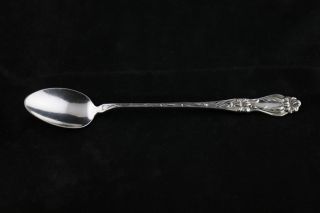 Frank Whiting Lily Floral Sterling Silver Iced Tea Spoon