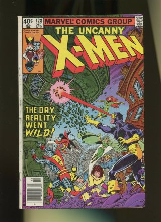 X - Men 128 Vg/fn 5.  0 1 Book Marvel Mutants 1979 Proteus Multiple Man