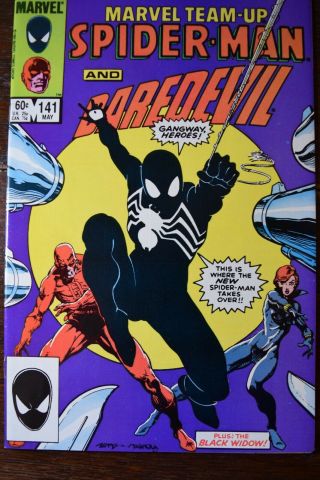 Marvel Team - Up 141,  Spidey And Daredevil,  1st Black Costume