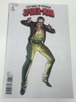 Spectacular Spiderman 6 Stan Lee Collectibles Campbell Cover C Exclusive